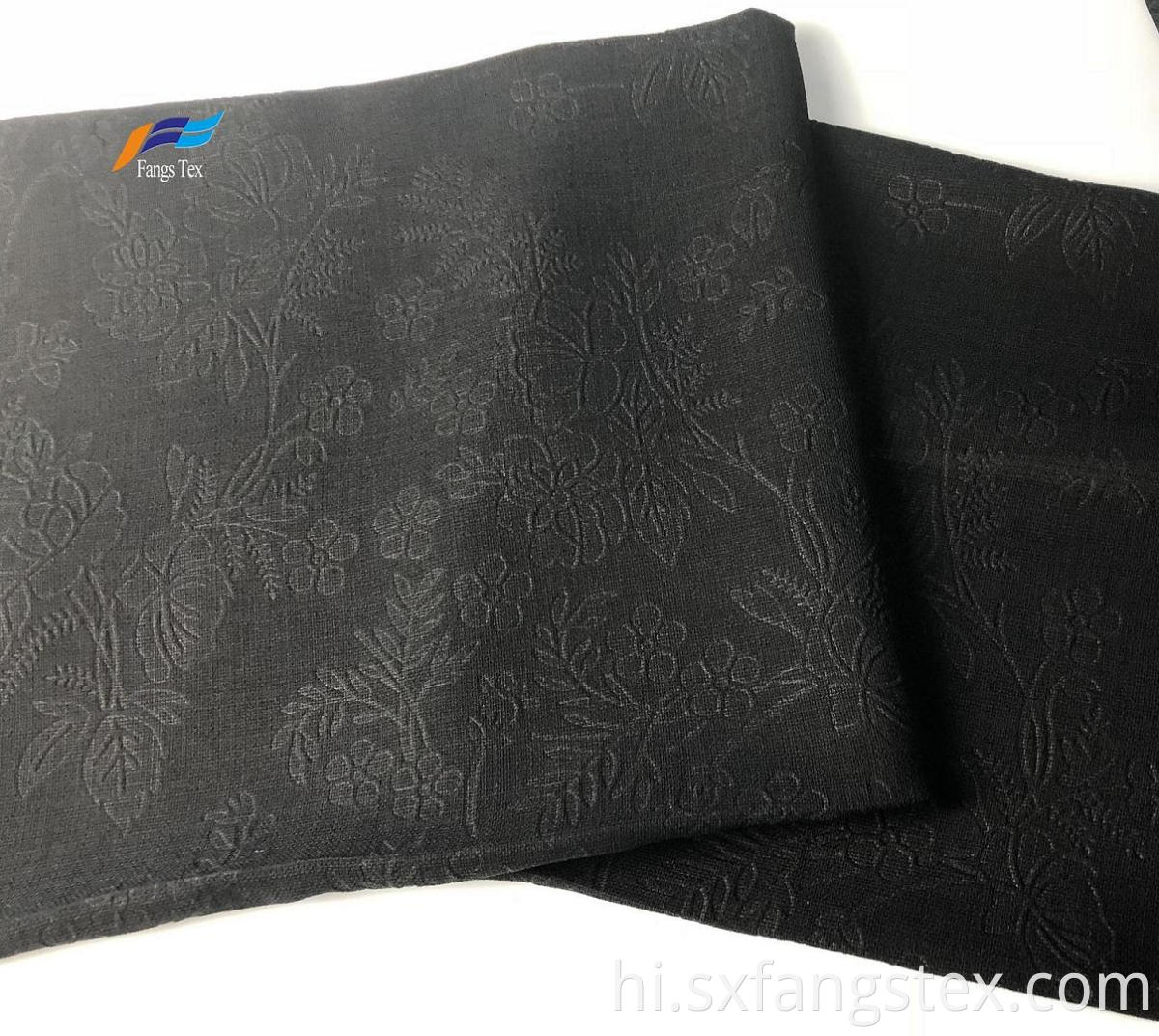 100 Polyester British Linen 3D Embossed Abaya Fabric 1